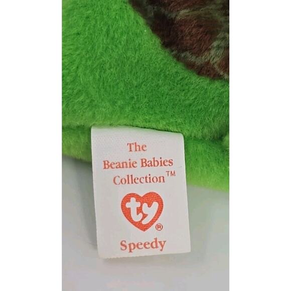 Ty Beanie Baby "Speedy" Errors 1993 Tush Tag 1994 Swing Tag PVC Pellets BB29 - Picture 3 of 4